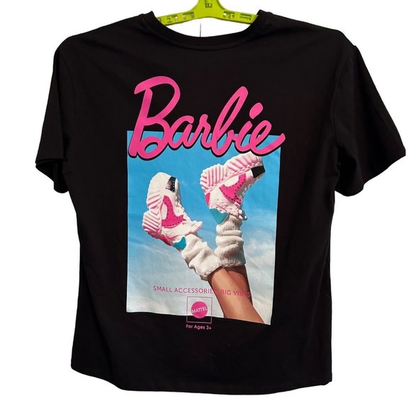 Barbie Mattel Women's XXL Black Graphic Short Sleeve Tee T-shirt Barbie - Picture 3 of 10